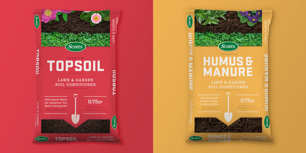 Redesign for Premium Blend of Topsoil, Humus and Manure World Brand